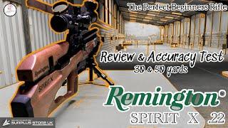 Remington SPIRIT X .22 Review & Accuracy Test uk spec                   #airgun #review #gunrange