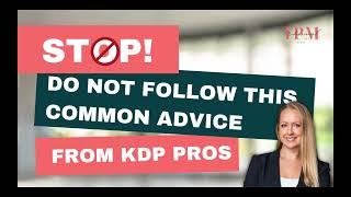 New Amazon KDP Publishers Do NOT Follow This Popular KDP Advice About Your Author Name