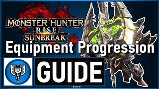 MH Rise Sunbreak Charge Blade Equipment Progression Guide Recommended Playing