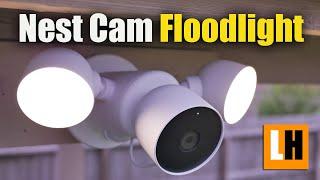 Google Nest Cam Floodlight Review - Features Unboxing Install Testing Video Quality with Lights