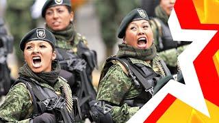 MEXICO WOMENS TROOPS 2022  Mexican Independence Day Military Parade