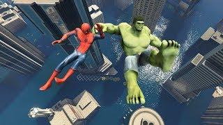 RedLancer Spider-Man VS Hulk Ragdolls