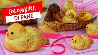 Colombine di pane come preparare le colombine di pasqua con il pane