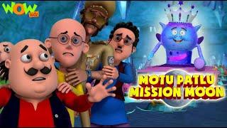 FUNNY movies of MOTU PATLU for KIDS  Mission Moon  Full Movie  Wow Kidz  Funny Cartoon movies