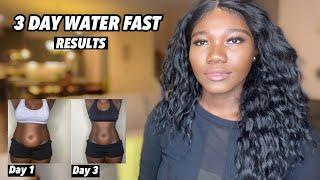 3 DAY WATER FAST NO EXERCISE