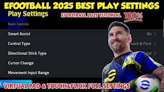 eFootball Play Settings FixingeFootball Control Setting FixingTouch&Flick and Virtual Pad Full set