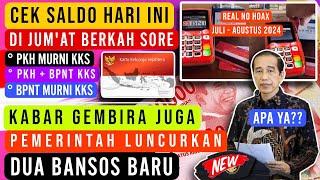 REAL TANPA EDITAN‼️ CEK SALDO PKH BPNT ALOKASI JULI AGUSTUS 2024  TERNYATA ADA 2 BANSOS BARU GUYS