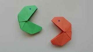 Origami Pacman Yapımı  Kağıttan Pacman Nasıl Yapılır  Pac-Man Oyunu