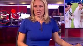 FUNNY BBC accidentally shows womans breasts during News at Ten