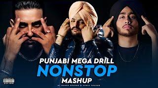 Nonstop Punjabi X English  Latest  Drill Music Mashups  - DJ HARSH SHARMA X SUNIX THAKOR