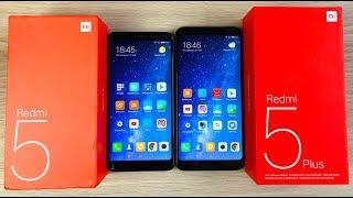 Xiaomi Redmi 5 vs Xiaomi Redmi 5 Plus - ЧТО ВЫБРАТЬ? СРАВНЕНИЕ