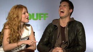 Bella Thorne Robbie Amell & Mae Whitman Talk The Duff Slapping  toofab