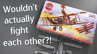 Fokker DR.1 & Bristol F.2B Dogfight Double Set from Airfix - 172 Scale Model Kit Unboxing Review