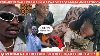 MAMA ANN FAMILY PERIMETER WALL DIVIDING DEE MWANGO VILLAGE MARWA ANGRY ROCIO MESSED THE SOLAR SYSTEM