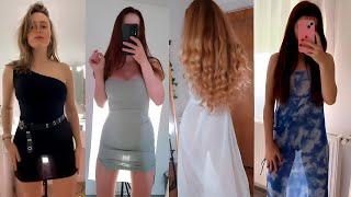 Transparent Dress Challenge4K Girls Without Underwear #32