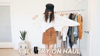 FALL TRY ON HAUL Lulus Forever 21 Princess Polly etc