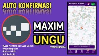 MOD MAXIM TAXSEE DRIVER WARNA UNGU TERBARU  AUTO KONFIRMASI LUAR DALAM