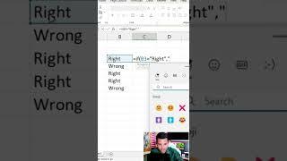 Excel Emoji Trick  Learn in 60 Seconds 