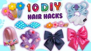 10 DIY Adorable Hair Pins and Scrunchies - Handmade Hair Accessories