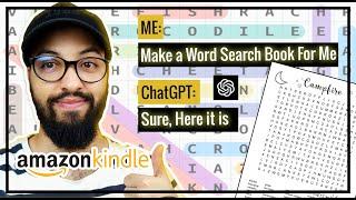 ChatGPT Word Search Sub-niche Book KDP  كتاب ووردسيرش كامل في أقل من ساعة - نيش سهل ومربح