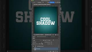 Cool Shadow Effect In Photoshop