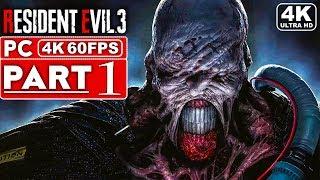 RESIDENT EVIL 3 REMAKE Gameplay Walkthrough Part 1 4K 60FPS PC - No Commentary