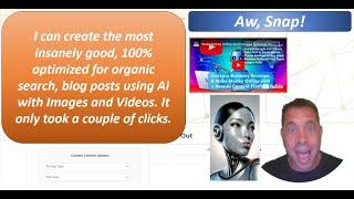 How To Create Blog Posts in 20 Seconds with AI - Rank #1 in Google Search Including Images & Videos