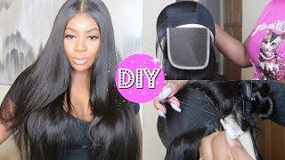 HOW TO MAKE A LACE WIG  EASY + BEGINNER FRIENDLY  WEST KISS HAIRAliexpress