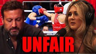 Riley Gaines CALLS OUT Biological Male BRUTALIZING Female Boxer In Paris Olympics  OutKick Hot Mic