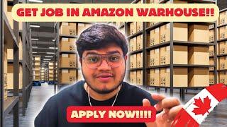 GET A JOB AT AMAZON WAREHOUSE    EARN UP TO 23$ PER HOUR   HIGH-PAYING PART-TIME JOBS IN CANADA