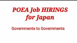 Government Hirings Japan NursesCareworkers