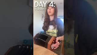 Daily Progress Rickett’s Hornpipe. #concertinas #practice #angloconcertina #squeezebox #deardiary