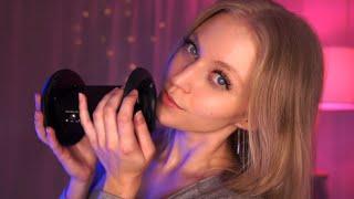ASMR All Up In Your Ears Slow Close Up Whispers Gibberish Cheek Cupping & Breathing