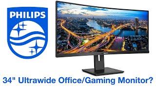 Philips 345B1C 346B1C00 346P1CRH00  - 34 inch Curved WQHD Monitor 100Hz 5ms - Review