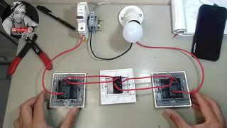 3 Way SwitchIntermediate Switch Connection. Staircase wiring