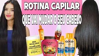 CRONOGRAMA CAPILAR CABELO ALISADO + DICAS QUE SALVARAM O MEU CABELO 🫶  etapa de hidratação #hair