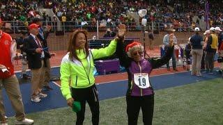 100-year-old runner completes 100-meter dash