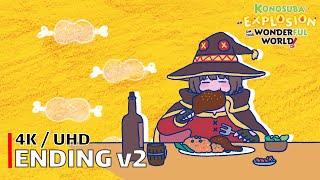 KonoSuba An Explosion on This Wonderful World - Ending v2 【JUMP IN】 4K  UHD Creditless  CC