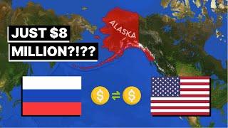 Alaska Purchase Explained on Maps US Bought Alaska From Russia