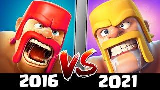 Evolution of CoC  Playing Clash of Clans in 2016 Vs 2021 – Old Clash Vs New Clash  Whats Changed