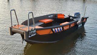 HDPE rescueboat the Black-V 550 PRO20