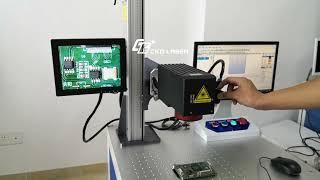 160000000 px CCD camera system for laser marking machine small jewelry tiny words on PCB bard