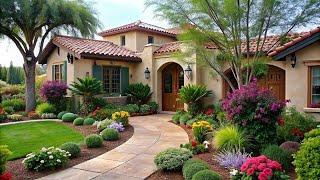 Mediterranean Front Yard Landscaping  Original Ideas to Spruce Up Your Outdoor Space