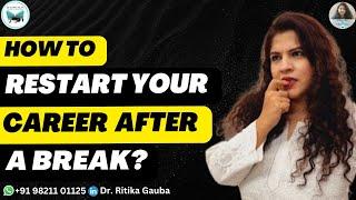 How can women restart a career after a break with the help of a PhD ?  Dr. Ritika Gauba #phd #iim