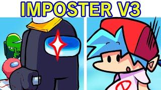 Friday Night Funkin VS Impostor V3 FULL WEEK 1-3 + Cutscenes FNF ModHard Among Us Secret Defeat