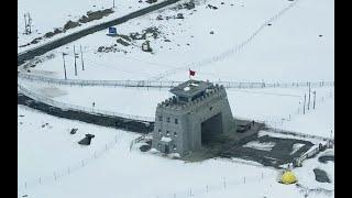 China to Pakistan via Khunjarab passwinter snow fall and KKH Hunza