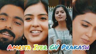 #Amritha Iyer#GV #Pattukutty #Neethan statuslove whatsapp status..#karthikEditz