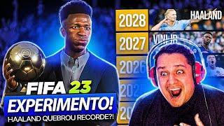 SIMULEI Os PRÓXIMOS 10 VENCEDORES DA BOLA DE OURO FIFA 23 EXPERIMENTO 