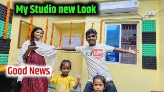 My Studio new look  cute couple vlogs  sunil gudiya blog  Vlog video