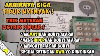 Cara Setting Alarm Meteran Token Listrik  Mematikan  Menghidupkan  Mengatur Waktu Berbunyi